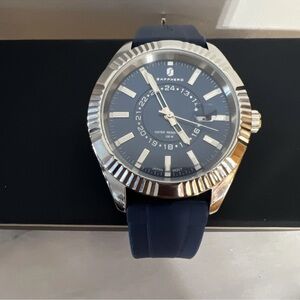 Sapphero- SO2101 Mens Blue Watch - Stainless Steel- Water Resistant